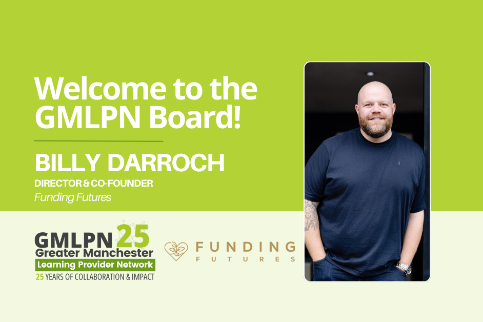 GMLPN Welcomes New Board Member, Billy Darroch, to Strengthen VCSFE Representation and Community Engagement
