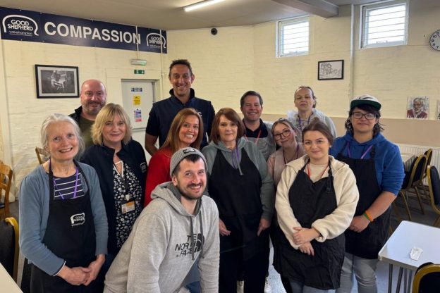 Members of the In-Comm Training with volunteers from Good Shepherd