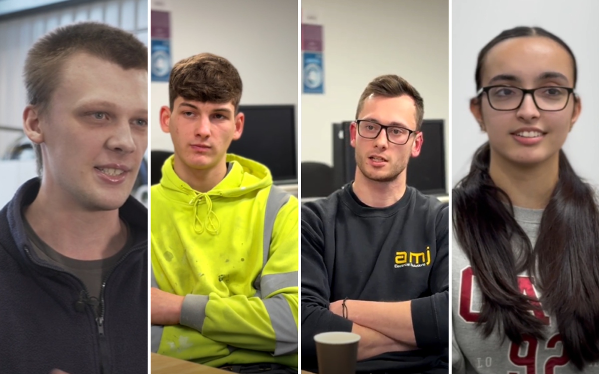 Collage of Kirklees College apprentices