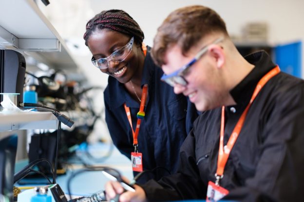 Engineering training at Telford College