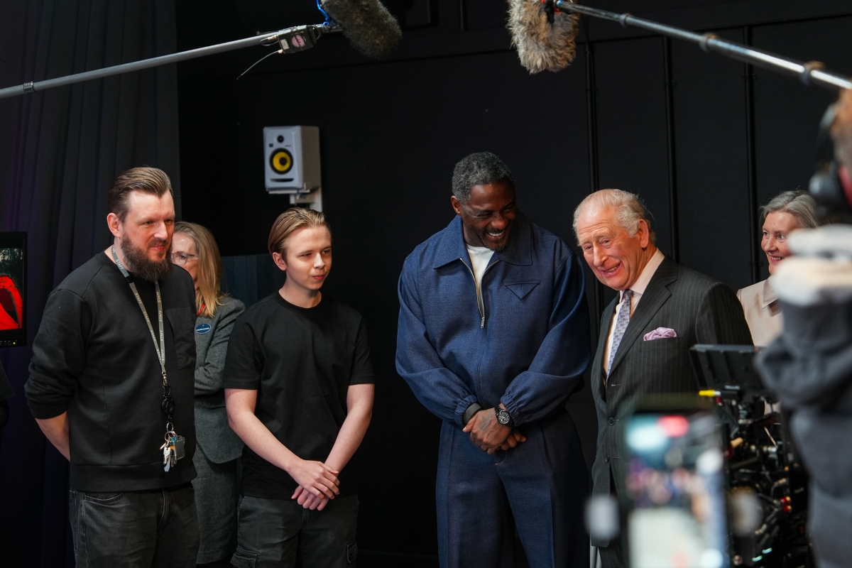 King, Queen and Sir Idris