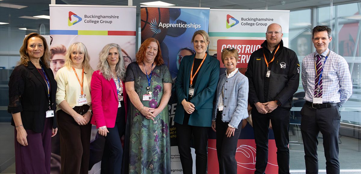 Local MP, Apprenticeship Employers and Staff at Buckinghamshire College Group