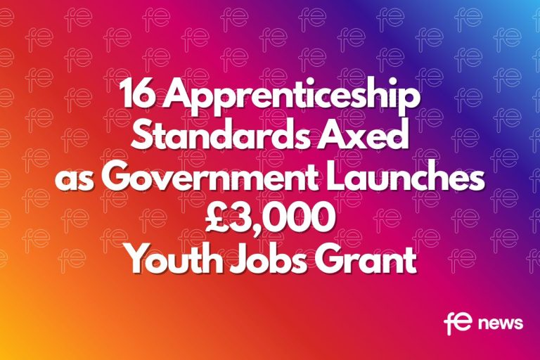 FE News | 16 Apprenticeship Standards Axed as Government Unveils £3,000 ...