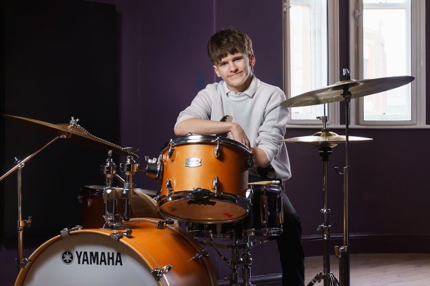 Student Felix Walls who will be performing at the Radio 1’s Big Weekend with his band Swindled Picture: DAVID WOOD