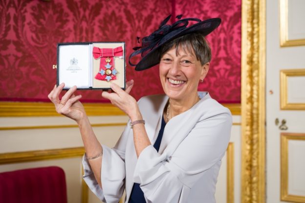 Gill Worgan, West Herts College Group CEO, with her CBE