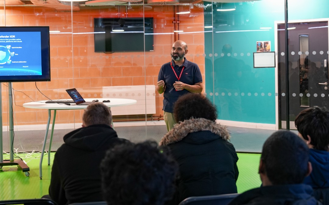 Cyber students get career-boosting advice from Microsoft