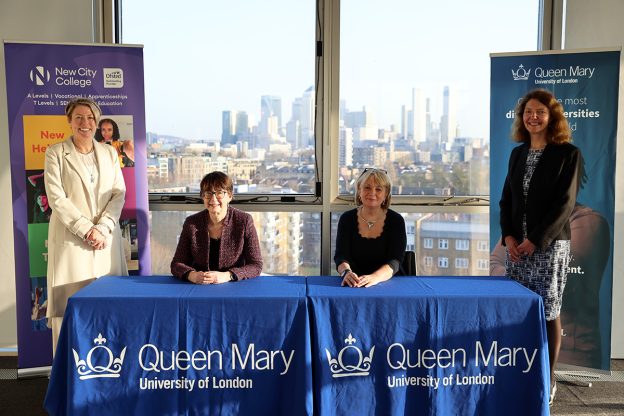 New City College and Queen Mary University of London have agreed a partnership that will open up opportunities to more local people to access high quality education.
