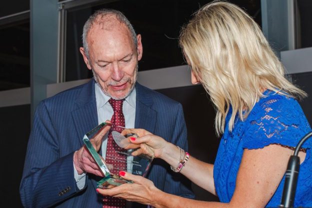 Forrmer Welsh Government minister, John Griffiths, MS, was presented with an award for his outstanding contribution to lifelong learning at the Inspire! Tutor Awards 2026 this week,