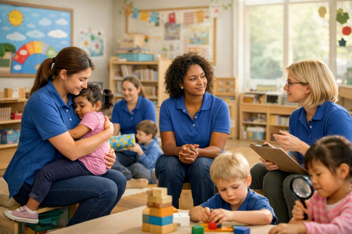Nursery staff in a Nursery