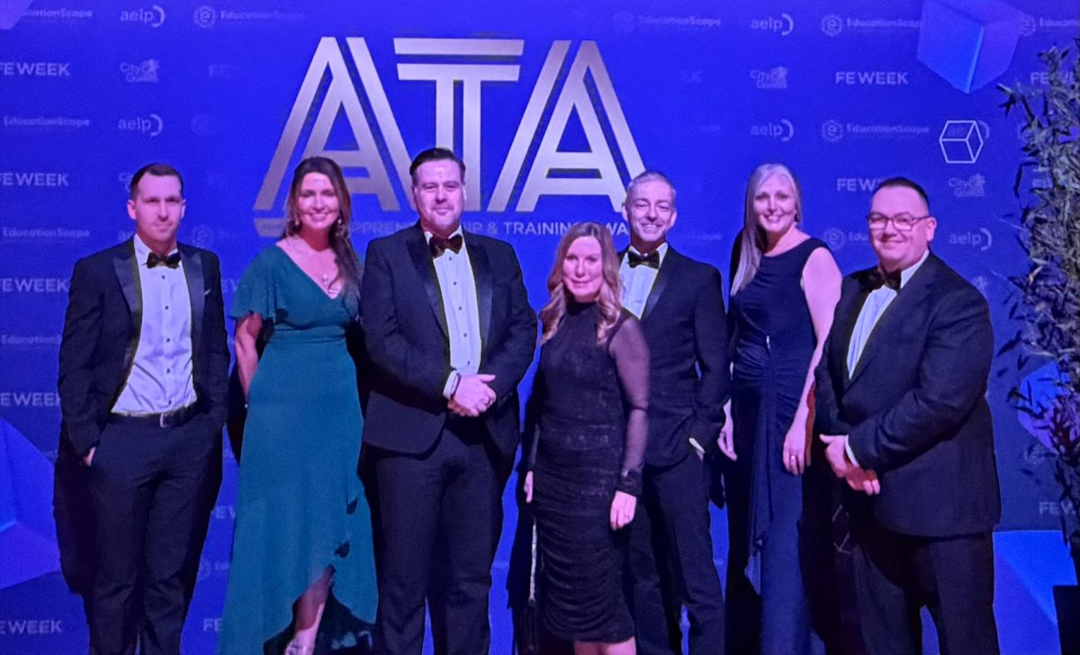 The Telford College team at the awards