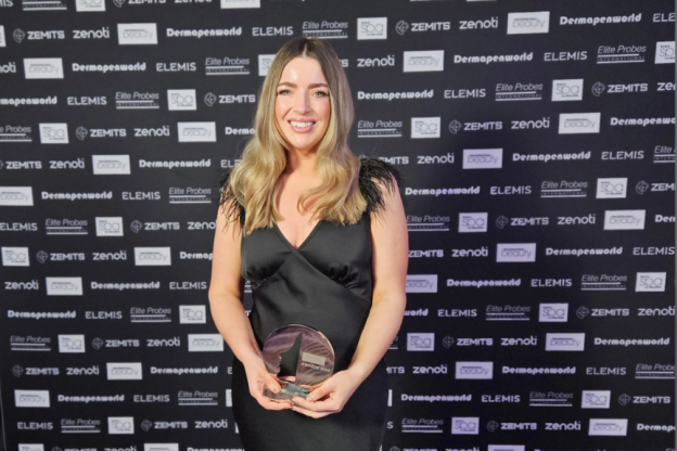 Kelly Clark, Beauty Therapy Lecturer and Advanced Learning Practitioner at Orbital South Colleges, won Educator of the Year at The Professional Beauty Awards