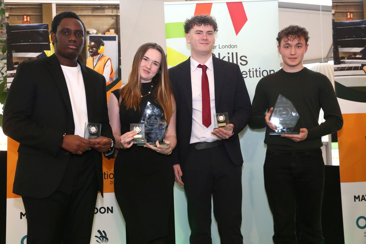 l-r Abidemi Talabi, Kayleigh-Jo Cullings, Bradley Curle, Alan Oleksiewicz