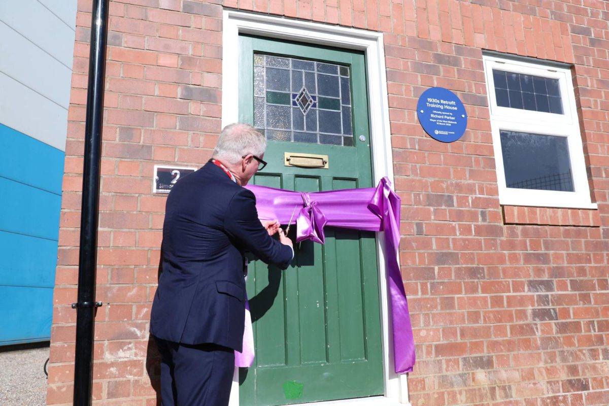 College unveils retrofit training houses to support construction skills