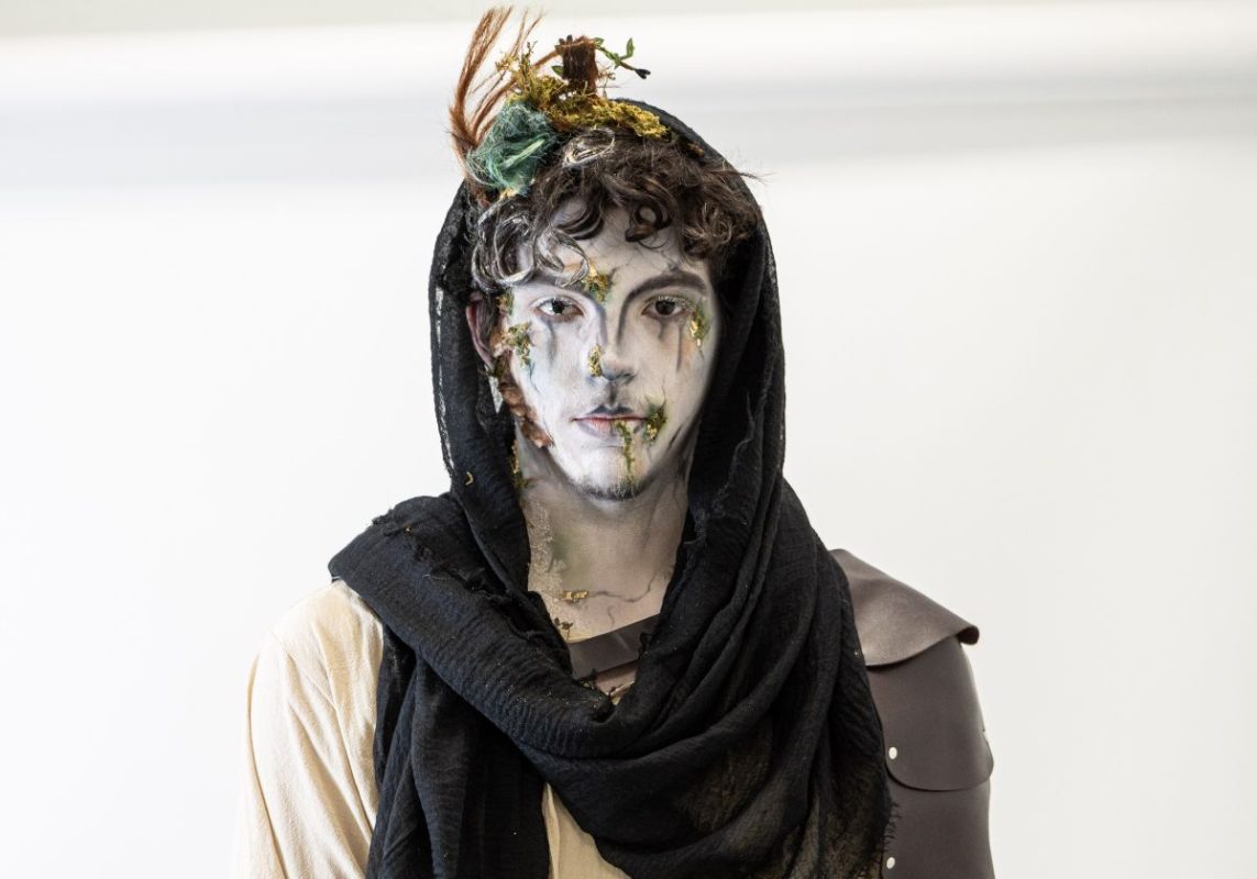 Picture shows Level 3 makeup student Ruby’s model as ‘Alberich from Das Rheingold’.
