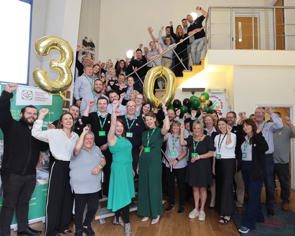 Cambrian Training Company has expressed pride in topping the charts for apprenticeship framework success in Wales.