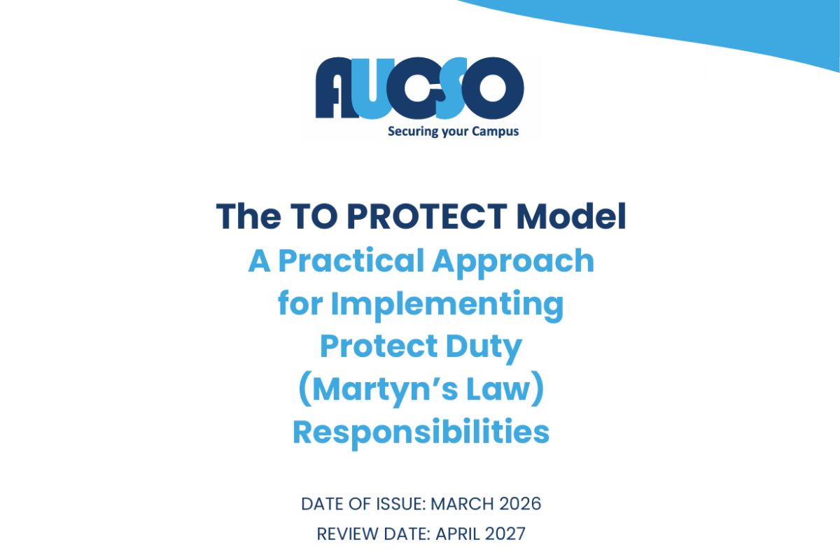 AUCSO Launches Practical Framework to Support Universities in Preparing for Martyn’s Law