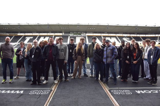 Prospective students gain behind-the-scenes access at Derby County Football Club