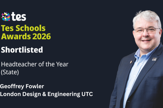 London Design & Engineering UTC CEO shortlisted for Headteacher of the Year