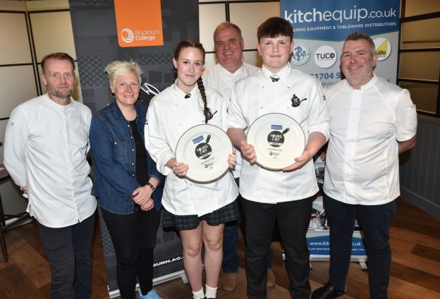 Lisa Goodwin-Allen and the judges with the proud winners
