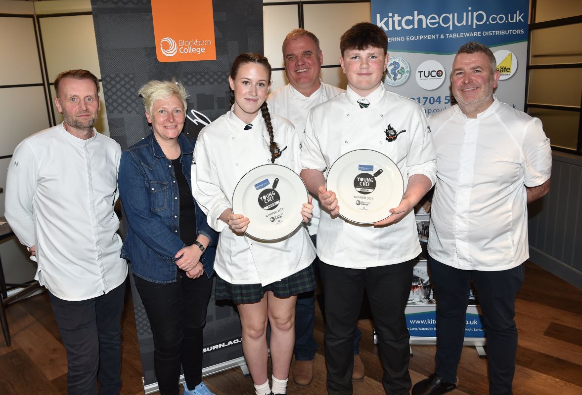Lisa Goodwin-Allen and the judges with the proud winners