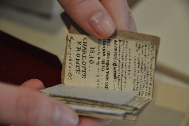 Miniature magazine manuscript by Charlotte Brontë © The Brontë Society.