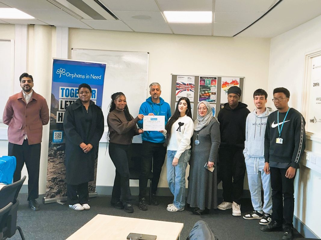 BMet students fundraise for Orphans in Need