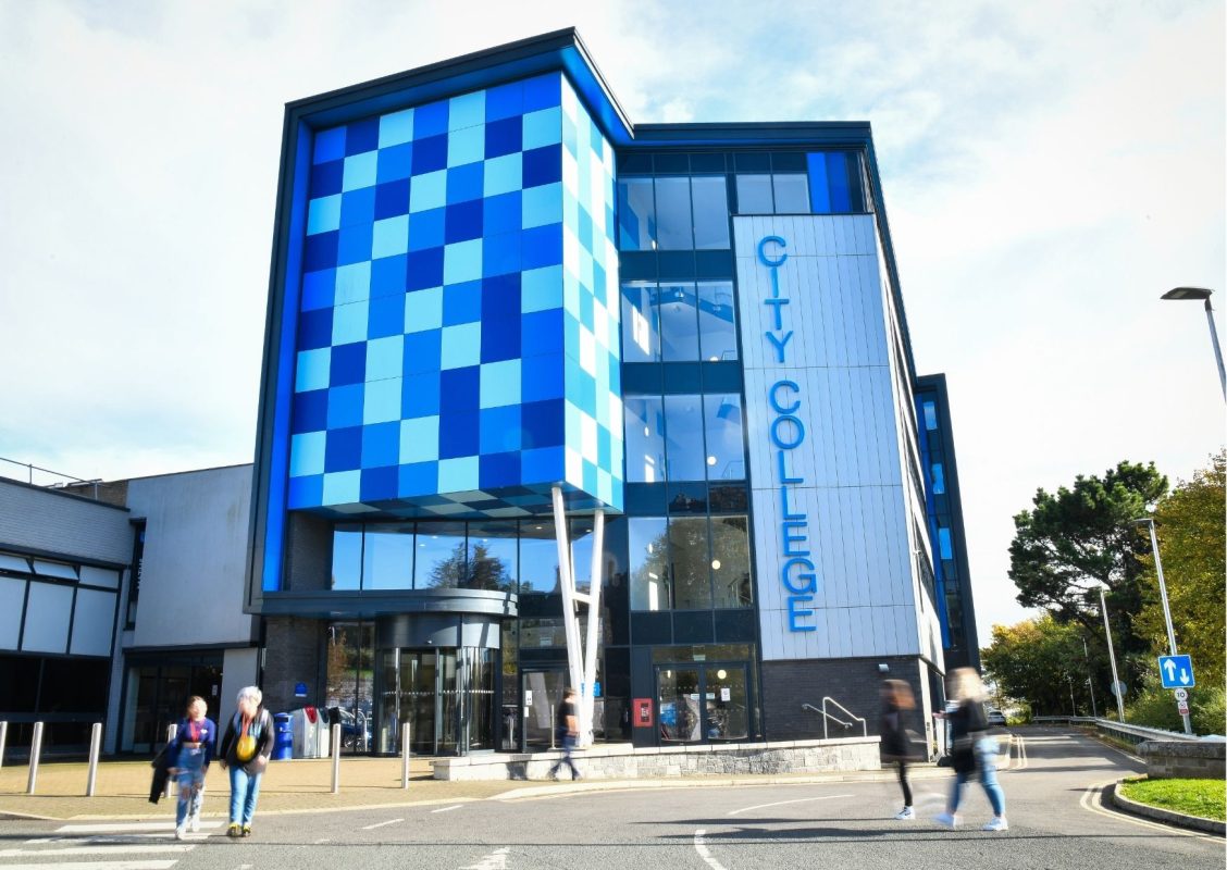 City College Plymouth building at Kings Road, Plymouth