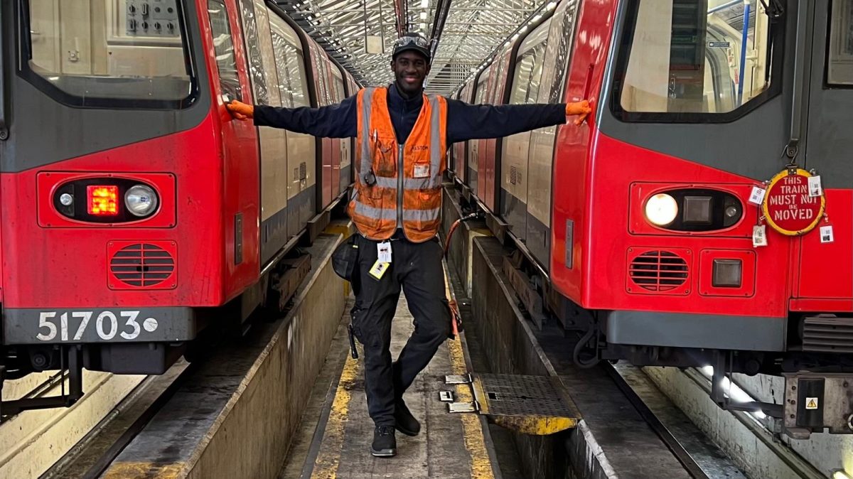 Former South Thames College Group student Terrell Rose used the skills he learned there to impress managers at railway engineering firm Alstom. They extended his placement and eventually offered him a job