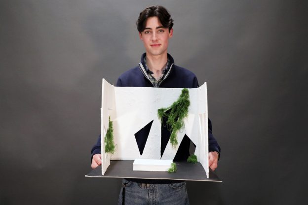 A talented New City College student has been recognised on the national stage after winning a top award in the prestigious Royal Opera House Design Challenge.