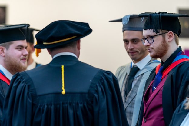 Milton Keynes College students at Higher Education Graduation event