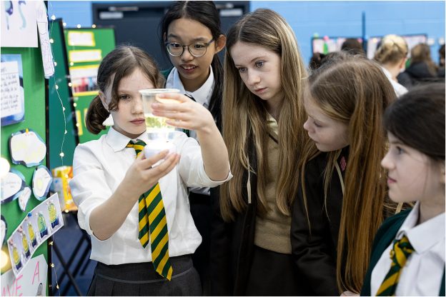 Students taking part in a Big Bang at School