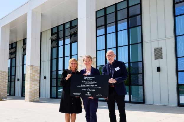Yvette Cooper Officially Opens New Construction Building at Castleford College