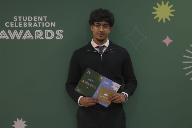 Pictured: Award winner Arsheel Alif. Photo credit: Joe Horner.