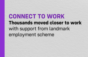 Thousands moved closer to work with support from landmark employment scheme