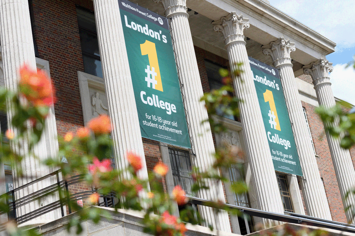 Waltham Forest College Named London's Number One College for 16–18 Student Achievement