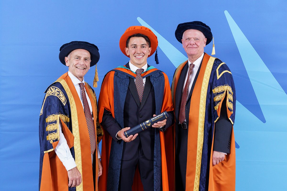 SAFC's Luke O'Nien receives honorary degree from University of Sunderland