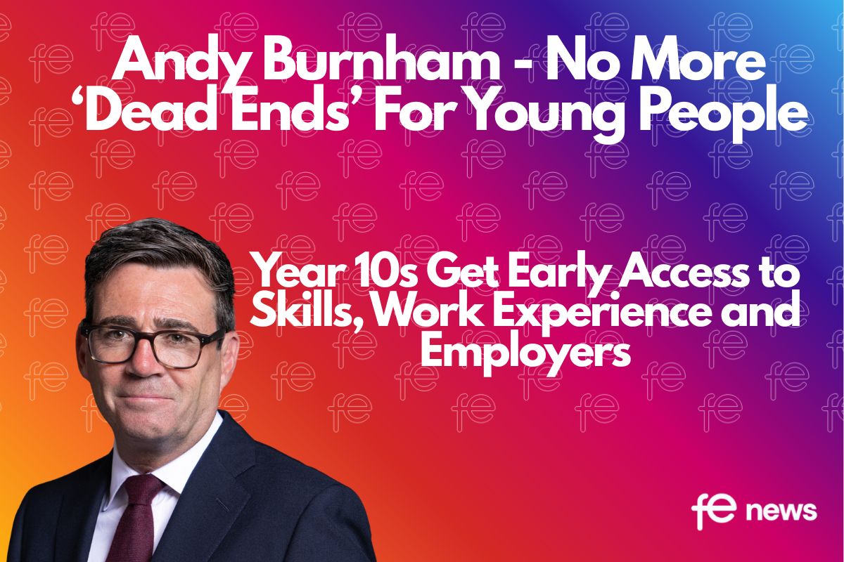 Andy Burnham - No More ‘Dead Ends’ For Young People