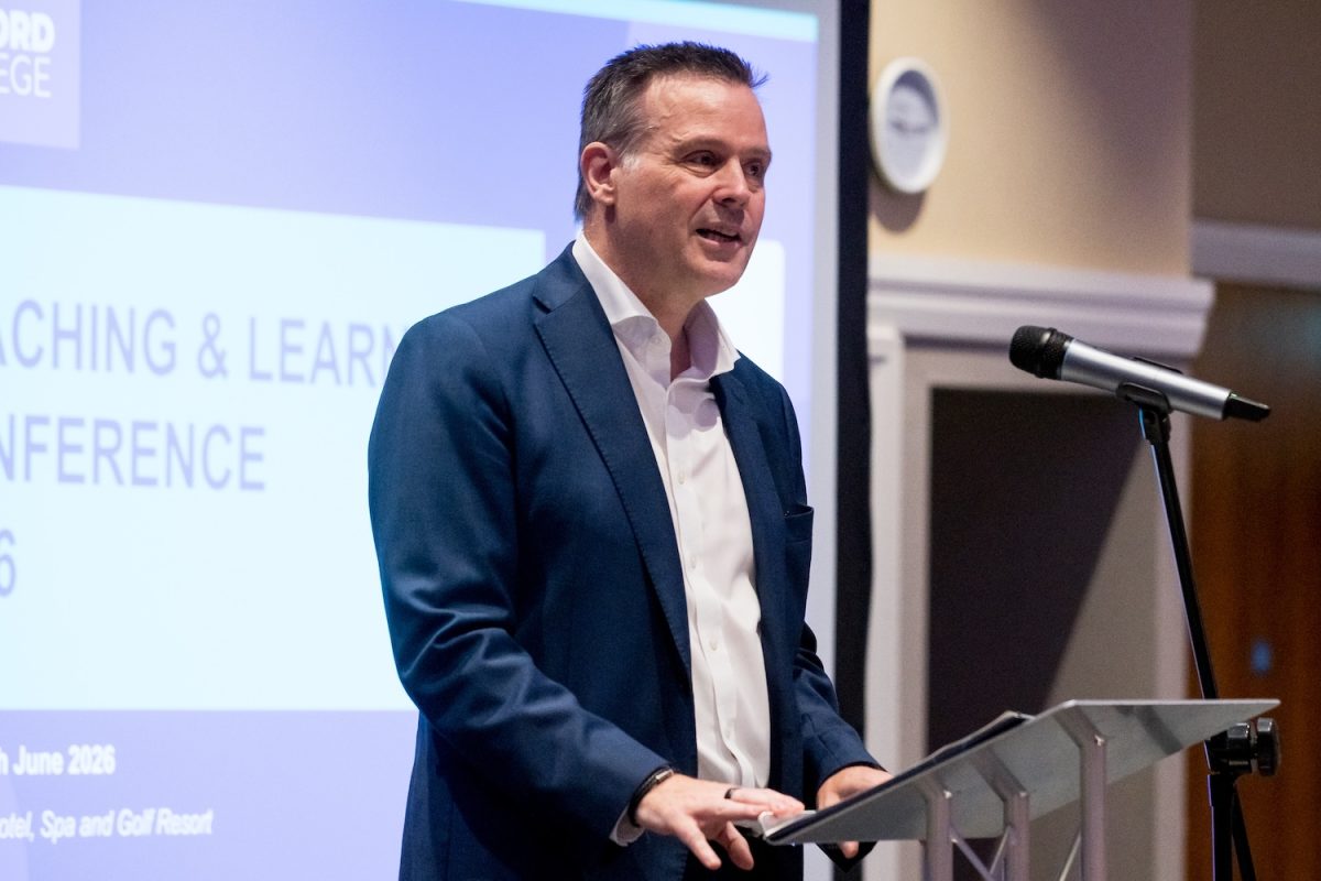 Lawrence Wood, Principal and Chief Executive of Telford College