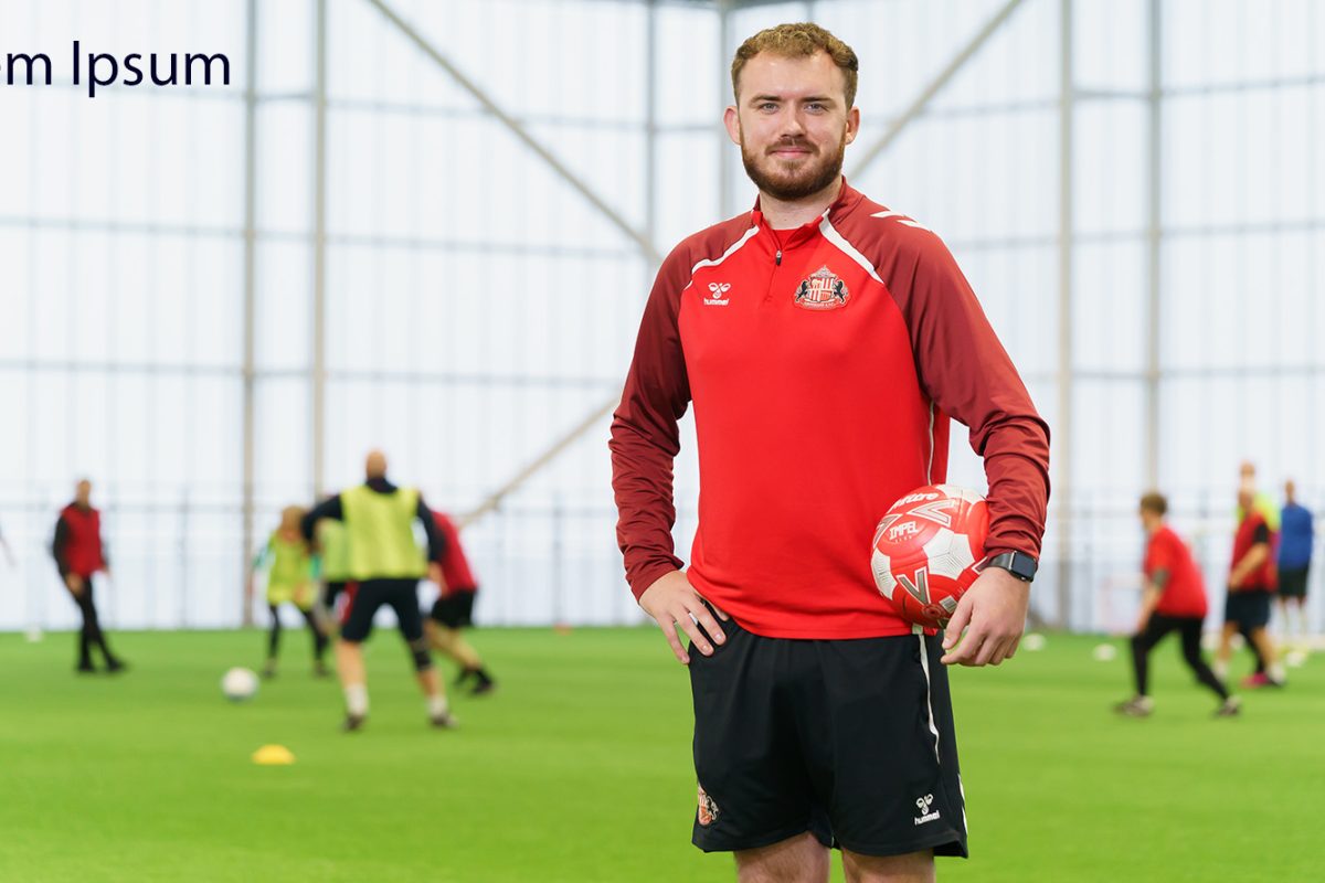 Sports Coach Lewis Sutcliffe from The Foundation of Light pictured at The Beacon of Light Picture: DAVID WOOD
