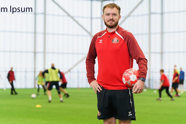 Sports Coach Lewis Sutcliffe from The Foundation of Light pictured at The Beacon of Light Picture: DAVID WOOD