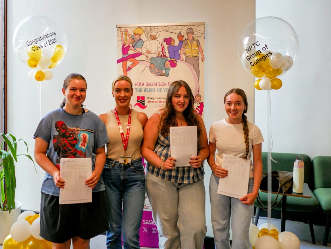 Powys Students Celebrate Success at Newtown College and Brecon Beacons College
