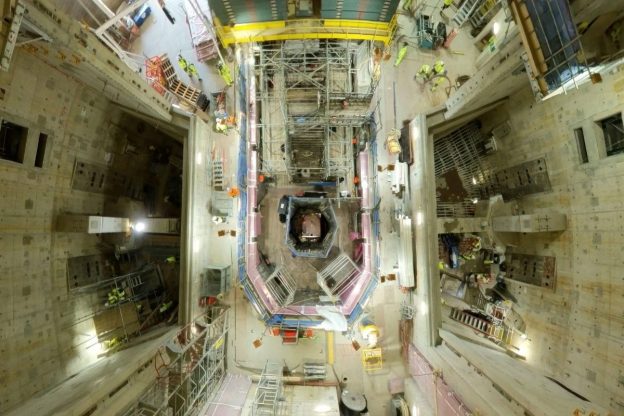Workers operating at Hinkley Point C nuclear build site. Photo courtesy of EDF Energy