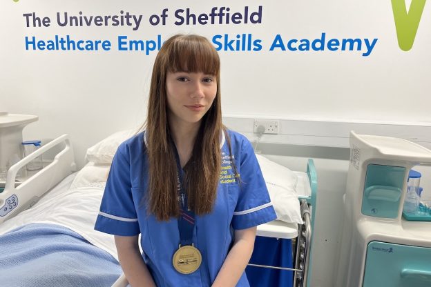 BTEC student Freya Moore is going onto the University of Leeds to study midwifery. Photo credit: The Sheffield College.