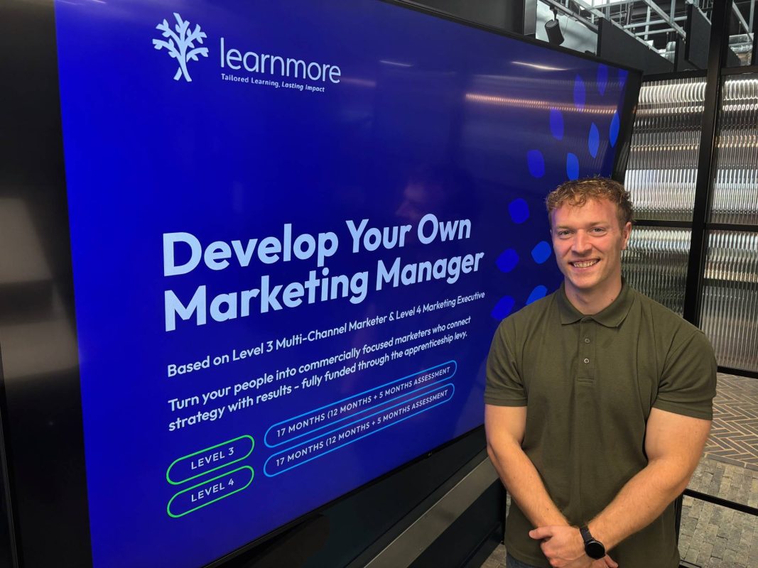 Learnmore is offering a Level 3 Multi-Channel Marketer course led by Skills Coach Stuart Reddish