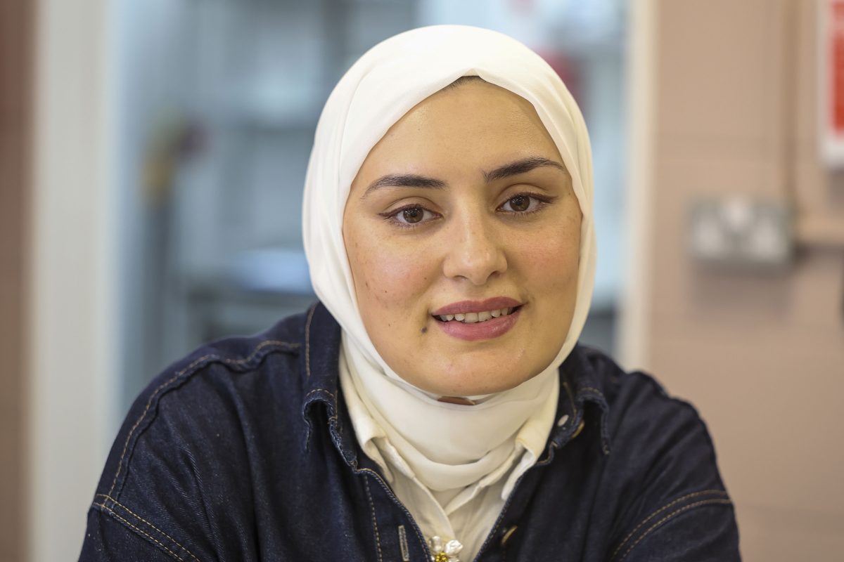 Inspire! Adult Learning Award for Yassmein Hussein who is making a valuable contribution to the Cardiff community.