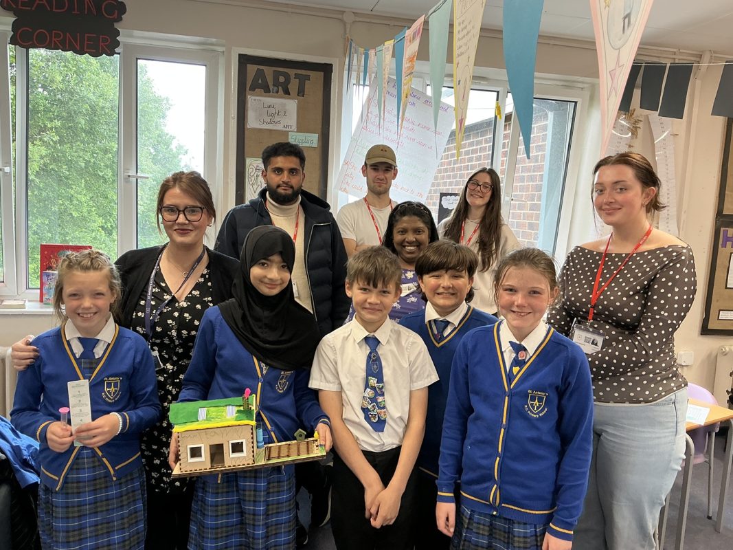Pupils from St Antonys RC Primary School
