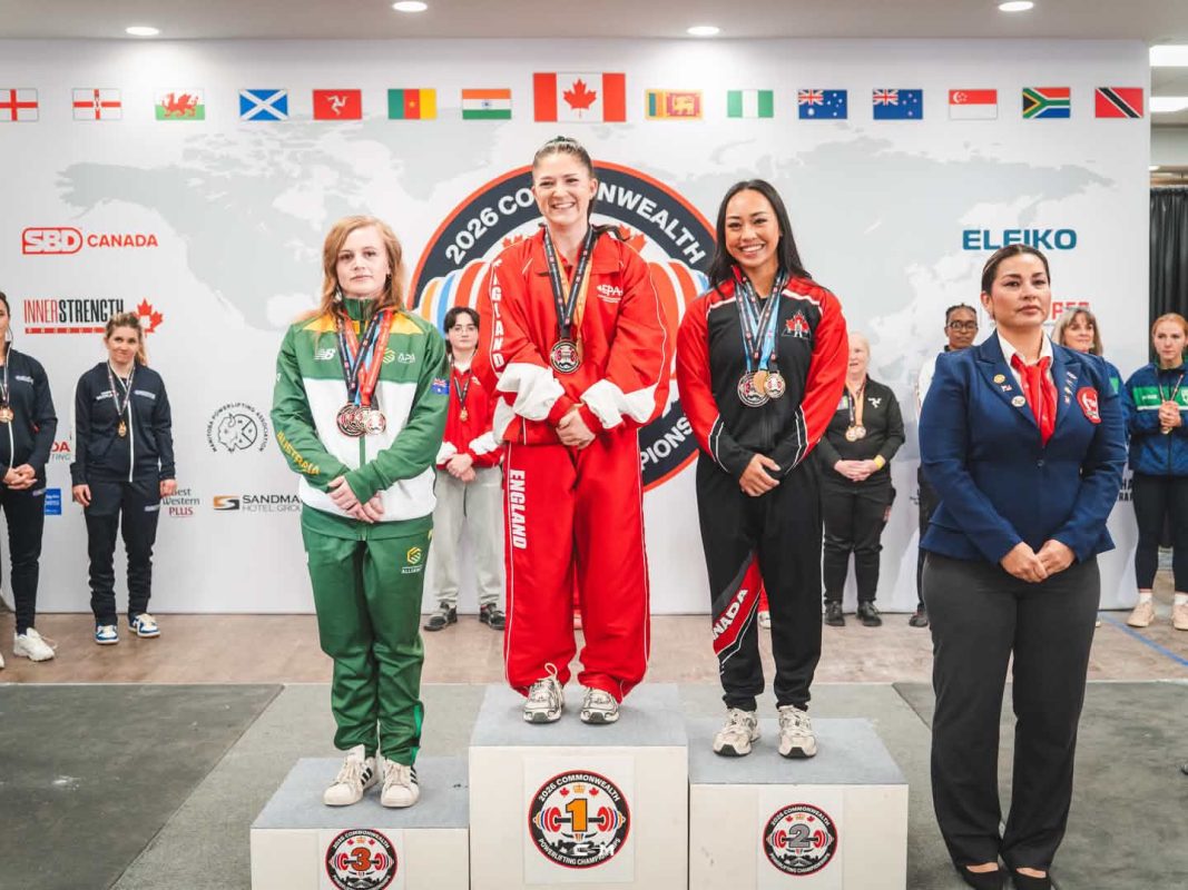 Caitlin Baxter at the 2026 Commonwealth Powerlifting Championships CREDIT: Clean Strength Media