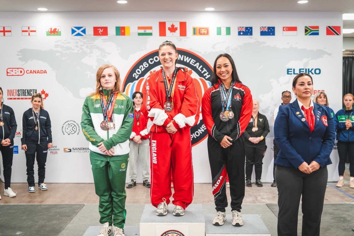 University of Sunderland student wins gold at Commonwealth Powerlifting Championship