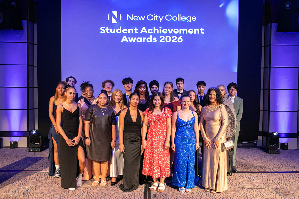 New City College students were honoured for their resilience, determination and personal growth at an inspiring Student Achievement Awards evening in London.