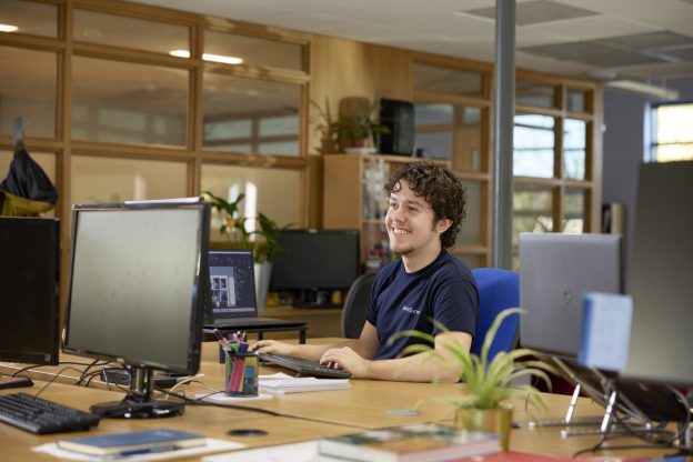 Former Moulton College T Level student Owen is based at Soiltechnics